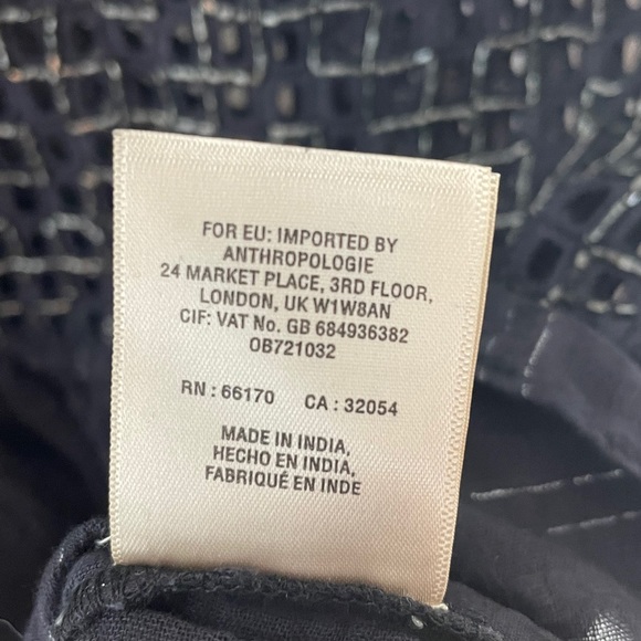 Maeve by Anthropologie Size 0 Black Beaded Top - Picture 7 of 7